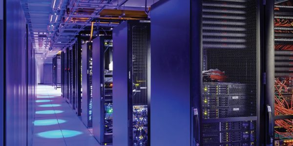 Equipment deployed at an Equinix International Business Exchange (IBX) data center